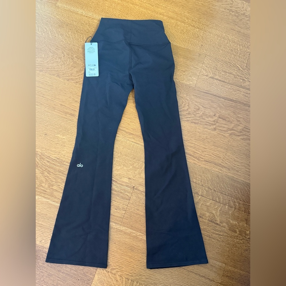ALO Airbrush High-Waist 7/8 Bootcut Legging NWT black S small